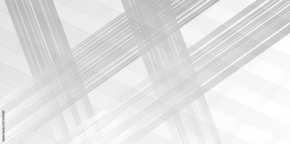 Poster abstract gradient color strips geometric lines on white background with luxury shapes motion strip. 