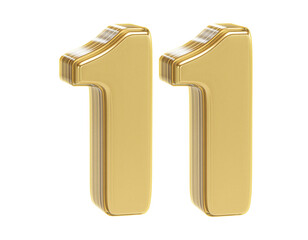 3D Golden Number 11