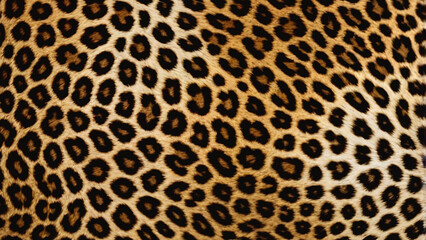 Leopard tiger skin seamless pattern texture print background