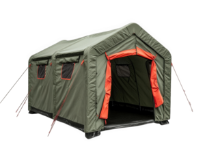 Compact emergency shelter tent for disaster relief, featuring durable design and easy setup. Ideal for outdoor use in emergencies or camping situations