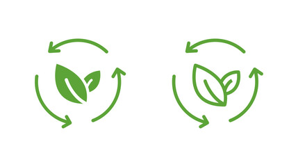 Eco-Friendly Recycling Symbol Icon for Sustainable Practices