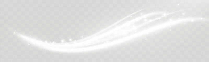 Shining magical wavy light lines. Magical elements templates for illustration.	
