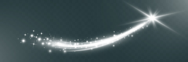 Shining magical wavy light lines. Magical elements templates for illustration.	
