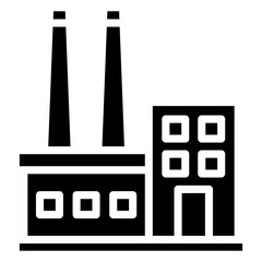 Factory  Icon Element For Design