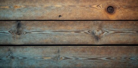 Naklejka premium weathered wooden slats on a horizontal surface, grain, wooden, rustic