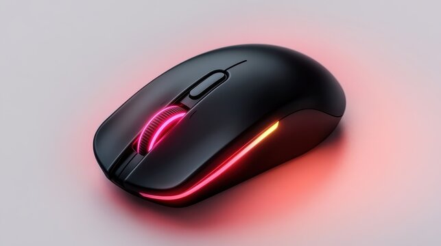 An advanced RGB gaming mouse designed for precision and comfort, featuring bright lighting effects that not only enhance gameplay but also add a vibrant touch to your setup.