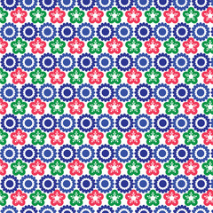 seamless pattern with flowers