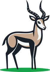 A simple Antelope vector style with white background