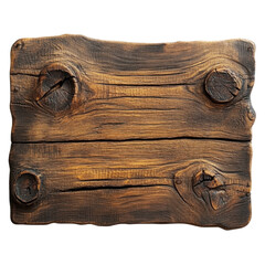 Fototapeta premium Rustic Wooden Plank with Unique Knots and Textures on Surface