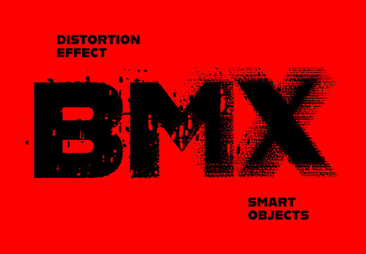 Displace Distortion Effect Mockup
