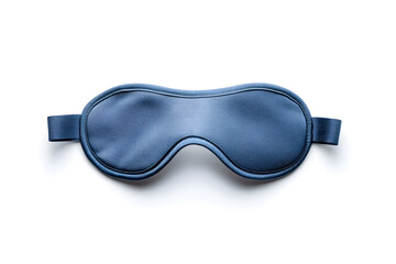 Silk sleeping mask isolated on white background