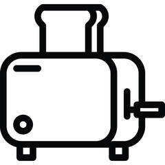 Obraz premium Toaster vector icon