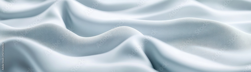 Poster Gentle waves of fabric create soft and calming movement
