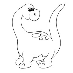 coloring pictures collection of dino cute animals. coloring pages for children that you can print on standard paper	
