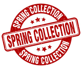 spring collection stamp. spring collection label. round grunge sign