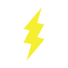 lightning icon design illustration vector template