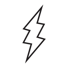 lightning icon design illustration vector template