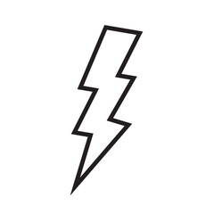 lightning icon design illustration vector template