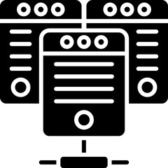 Obraz premium Server Icon