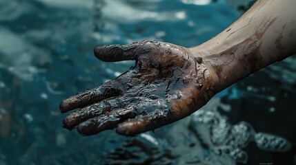 Oiled Hand: Skin Texture
