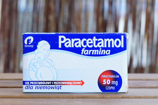 Paracetamol Farmina pain killer pills for pregnant women.