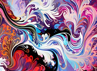 Fototapeta premium abstract floral background