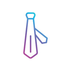 Tie vector icon