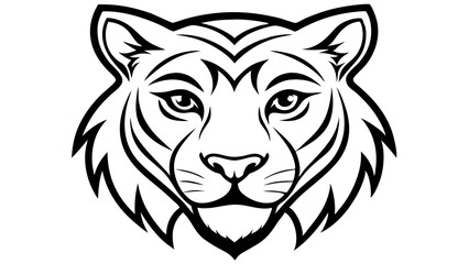 lion head vector