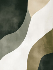 Minimalist Abstract Organic Shapes