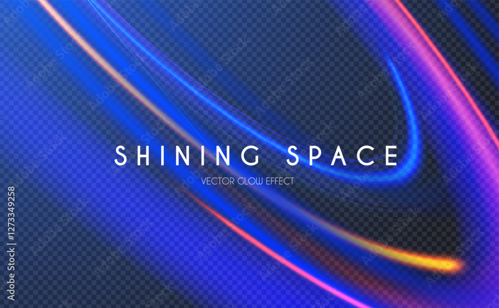 Canvas Prints motion light effect. shining magic background and liquid speed light