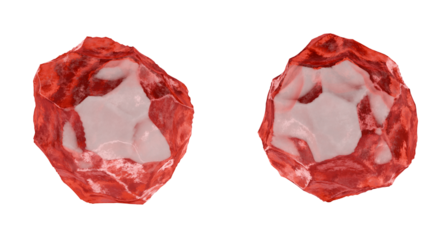 crystal isolated on white