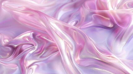 Obraz premium Abstract trendy holographic background. hologram gradient background with metalic waves.