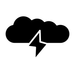 Cloud glyph icon
