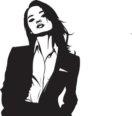 silhouette of a woman