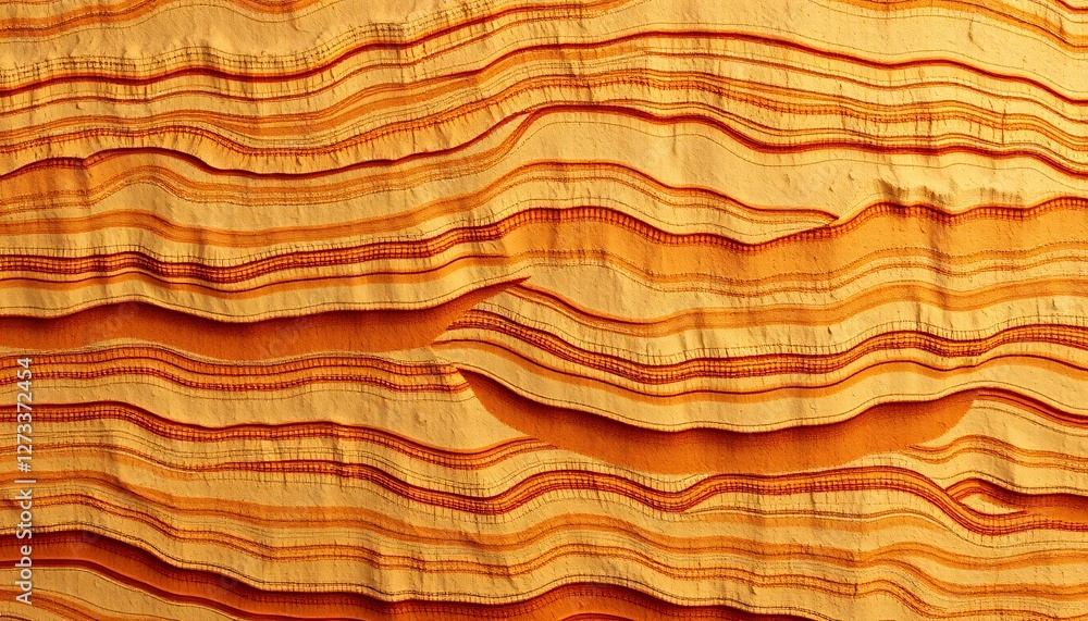 Poster sedimentary rock texture abstract warm earthy tones. natural geology layers background. striking ora