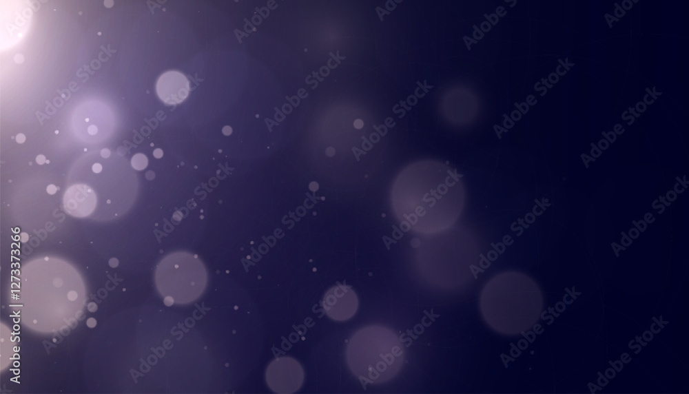 Poster glowing bokeh effect and shimmering highlights with bright particles, vibrant light effect isolated 