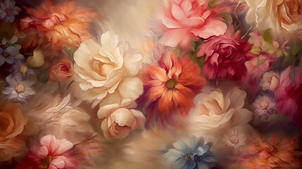 Fototapeta premium Flower Graphic Design Assets