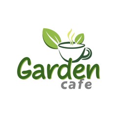 Garden Cafe Logo: Fresh, Natural Coffee Shop Branding