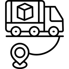 Track Order Icon Vector Element