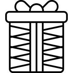 Gift Wrap Icon Vector Element