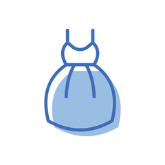 Frock vector icon