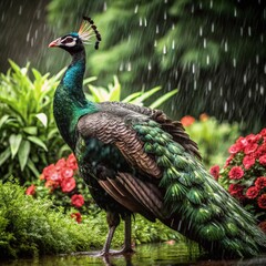 Obraz premium peacock in the park