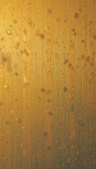 Obraz premium A detailed abstract of layered golden patterns resembling a futuristic setting, perfect for tech-themed projects and modern design inspirations.