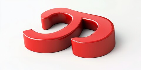 Red Paragraph Symbol Leading Others, 