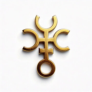 hekate symbol isolated on white background