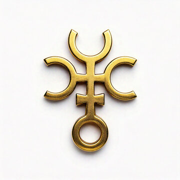 hekate symbol isolated on white background