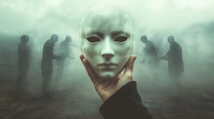 Surreal Exploration of Identity and Reflection