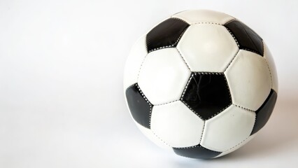 Fototapeta premium Soccer Ball on White Background
