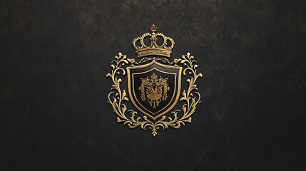 Luxury boutique Royal Crest high quality vintage product heraldry logo collection brand identity vector illustration.