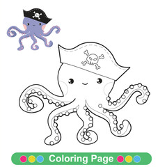 Coloring worksheet page. Educational printable coloring worksheet. Printable activity page for children 